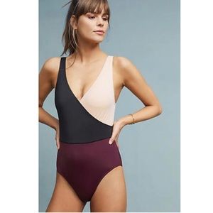 Solid & Striped Ballerina one-piece swimsuit.